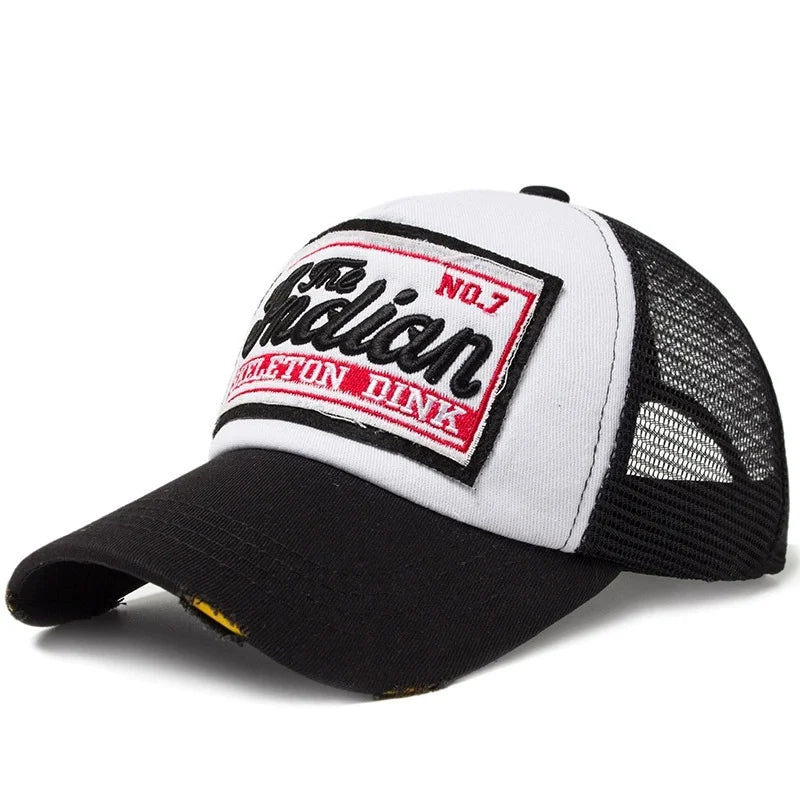 Streetwear Letter Embroidery Mesh Dad Baseball Cap Fashion Snapback Hip Hop Outdoor Y2K Trucker Hats Gorras F2719 for Women Men