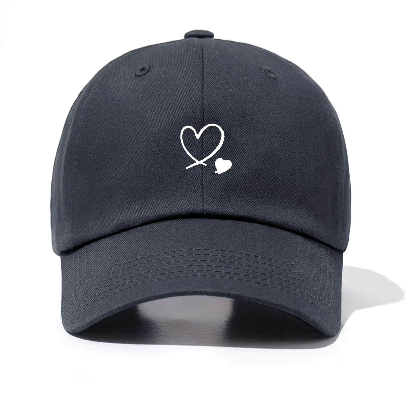 1 Piece Hearts Print Baseball Cap For Men & Women, Classic Casual Stylish, Perfect Gift For Families And Friends