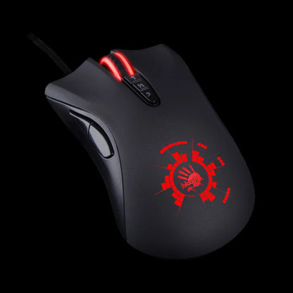 A4TECH Bloody A91 gamingmus, 4000 DPI, drag click, 1000HZ, 6666FPS, 8 knappar, Metal X' Glide Armor Boot, över 20 miljoner klick