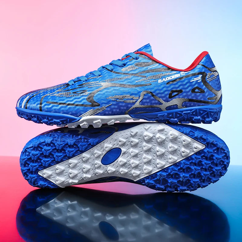 Nouveaux hommes chaussures de Football Sport formation bottes de Football doux ultraléger respirant professionnel baskets unisexe herbe crampons Match