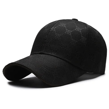 Four Seasons New Sunscreen Baseballkasket med tre syede linjer til mænd og kvinder, casual kasket, netrød, distressed, 1841 Hat