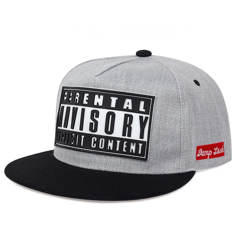 Casquette à visière plate, tendance, avec patch, à fermeture à pression, style hip-hop, à blocs de couleur, unisexe, légère, anti-UV, « dad hats » pour femmes et hommes