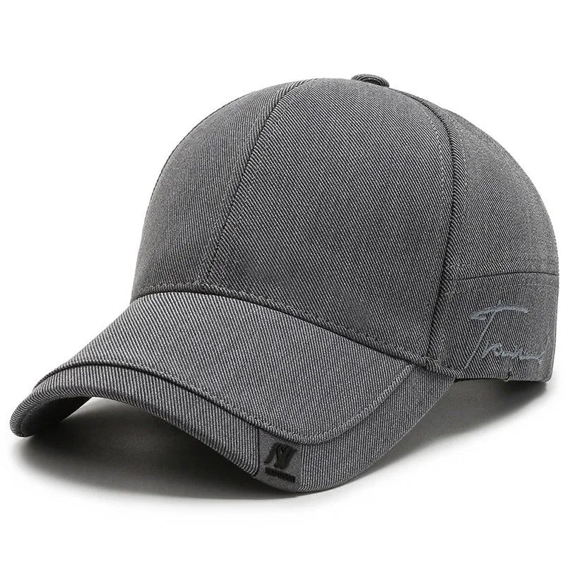 Snel drogende zonnepet voor dames, casual sportpet voor heren, grote maat baseballpet, 60-65 cm, verstelbare zonneklep, pet met klep