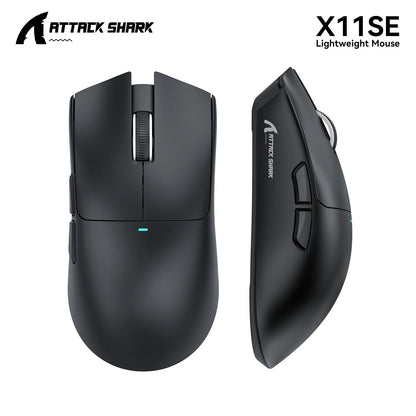 ATTACK SHARK X11 Wireless Gaming Mouse, 22K DPI PAW3311 Tri-Mode Gaming Mouse, Bluetooth 2.4G Wired RGB Lightweight Gaming Mouse