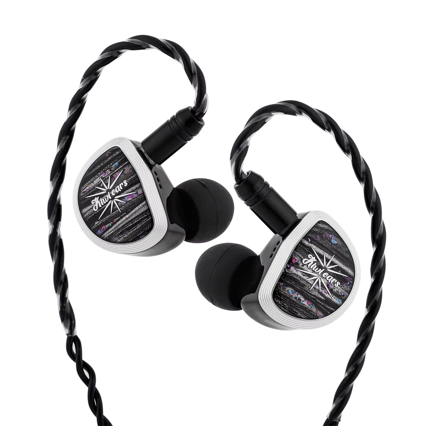 Kiwi Ears Aether HiFi Earphones 15.3mm Planar Driver IEM with Detachable Cable, High-Resolution Wired Earphones for Gaming & Music