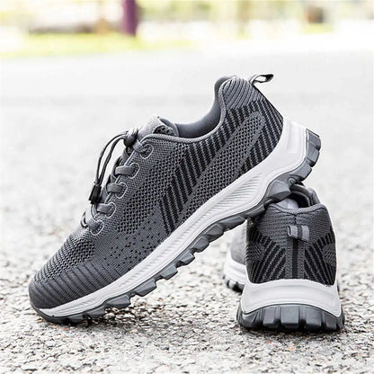Men's Thick Heel High Platform Tennis Boots Skateboarding Gym Shoes Lacing Sneakers Sports and Leisure