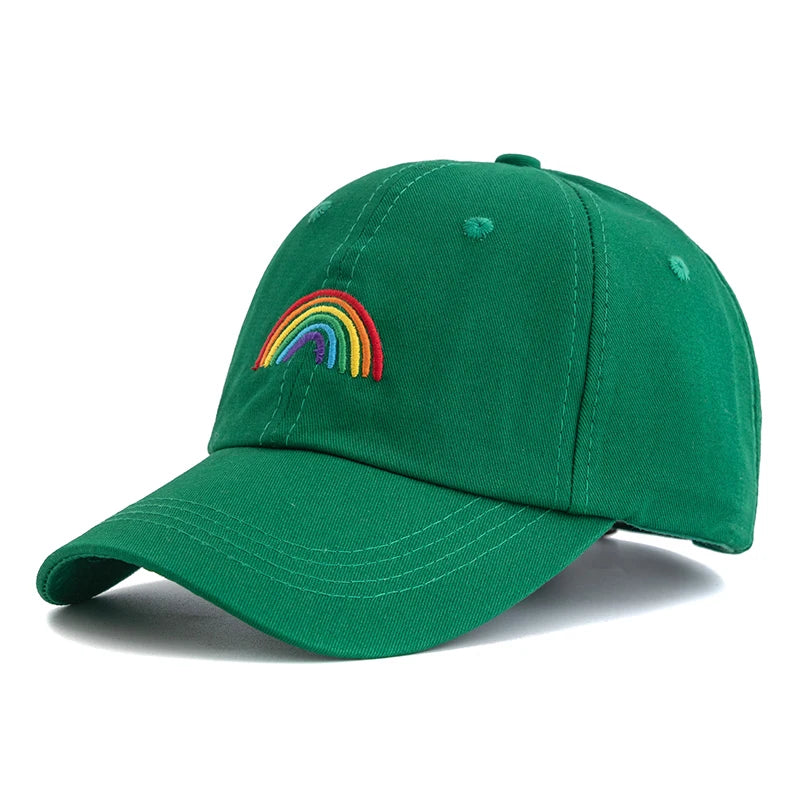 Unisex Baseball Cap Rainbow Embroidery Sports Hats Fashion Hat Cap For Men Women Streetwear Dad Hats