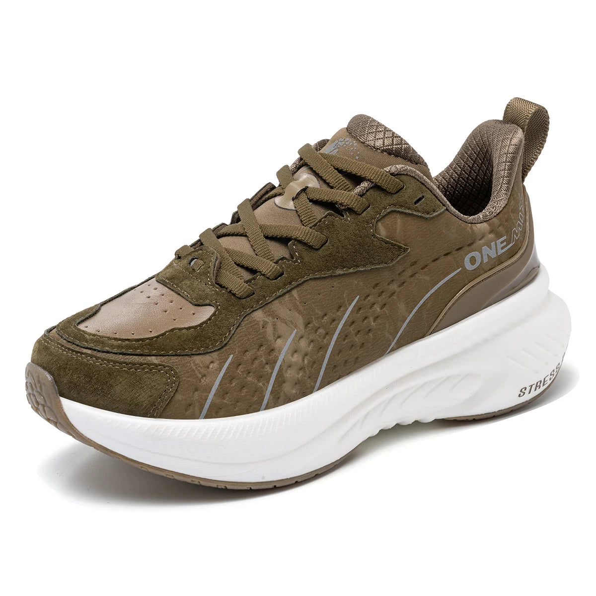 ONEMIX Scarpe da corsa invernali da allenamento per uomo Scarpe sportive in pelle calde e resistenti all’usura Scarpe da jogging da donna Scarpe da passeggio