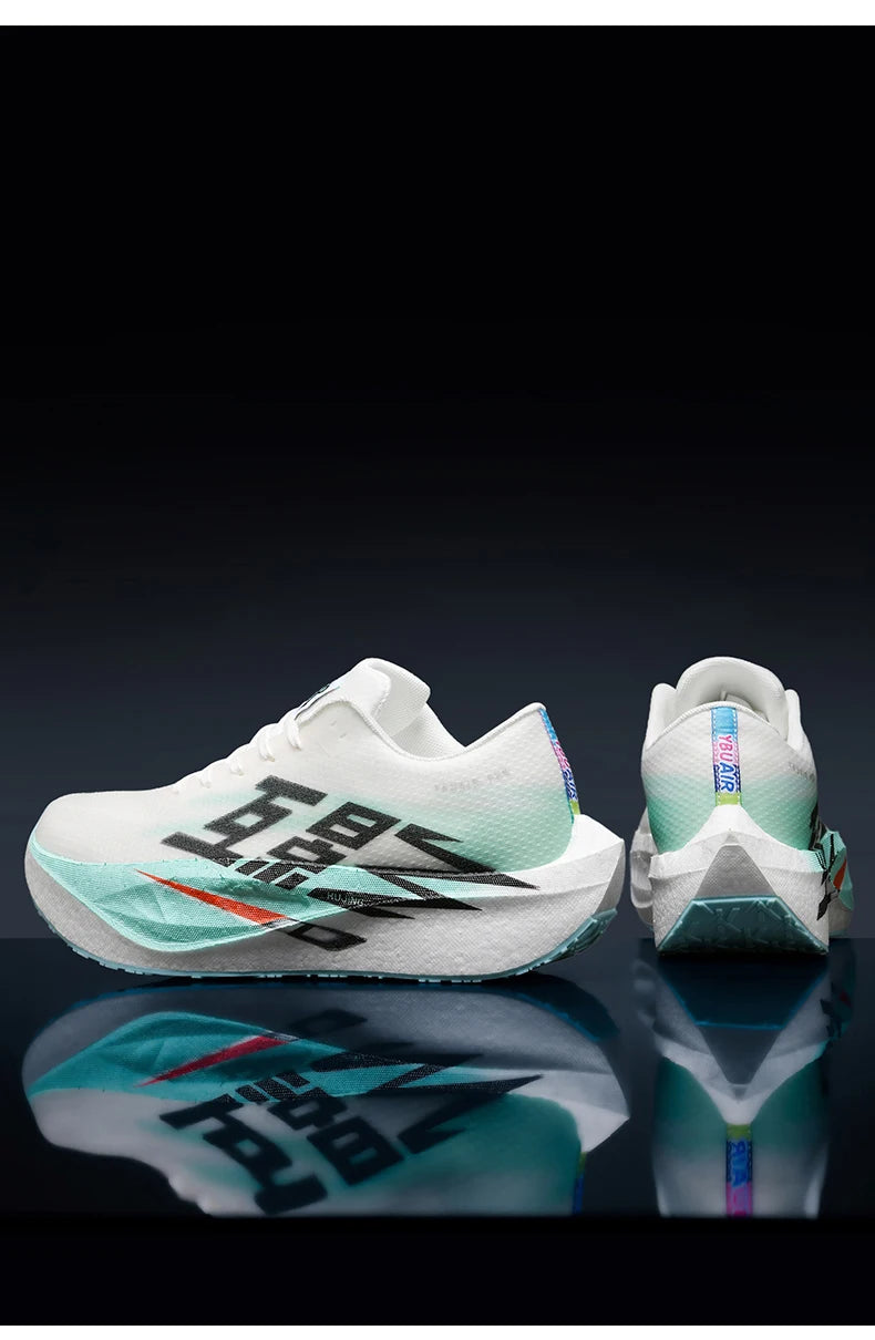 Chaussures de course pour homme, sportives, semelle en carbone, spécialisées, respirantes, légères, pour femme, confortables, athlétiques, antidérapantes, pour marathon