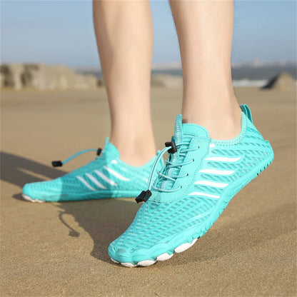 Unisex Quick Dry Water Shoes Men Women Colorful Beach Swimming Surfing Seaside Aqua Shoes Couple Barefoot Upstream Sneakers