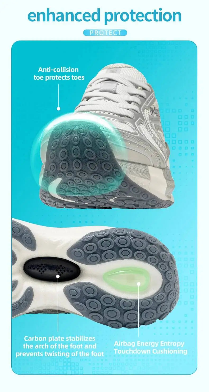 ONEMIX Baskets légères pour homme avec amorti, chaussures de sport et de course à amorti, chaussures décontractées pour femme, souples et élastiques 25216