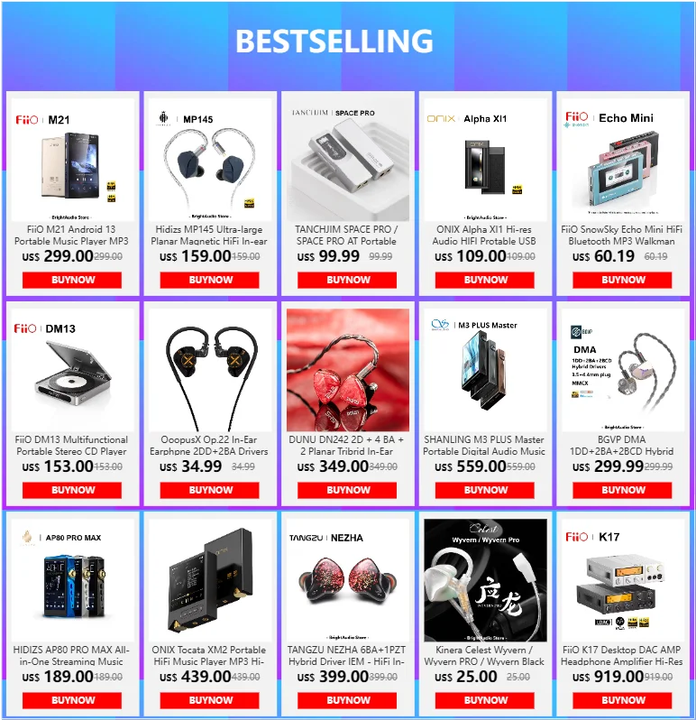 Auriculares audiófilos magnéticos planares FiiO JT7 – Auriculares HiFi con cable circumaurales con transductor de 95x86mm, diadema ajustable y cable de 4.4mm/3.5mm