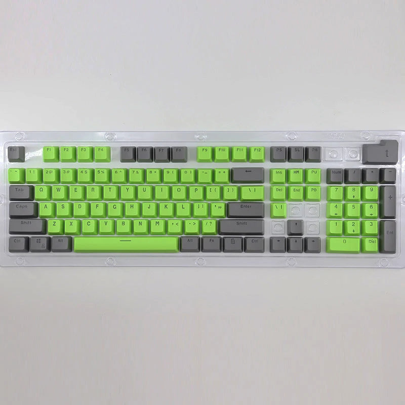 106 Keys Grey Red Keycaps PBT Specials Keycap Backlit Two-Color Key Caps For MX Switch 61/87104 Mechanical Keyboard