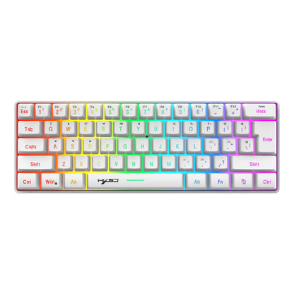 60% Wireless Gaming Keyboard, 61 Keys Triple Mode BT5.0/2.4G/USB-C Wireless Keyboard- RGB Backlit