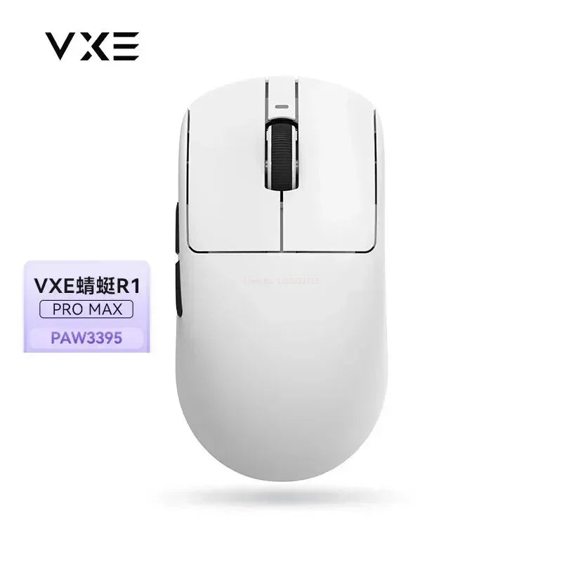 VXE Dragonfly R1 Pro Max Gaming Mouse, Wireless Bluetooth Gaming Mouse with PAW3395 Sensor, Rechargeable Lightweight Ergonomic Esports Mouse