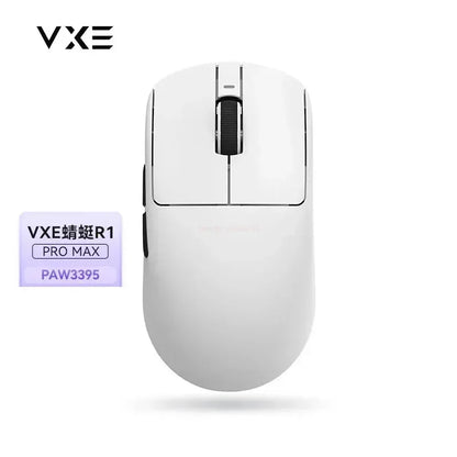 VXE Dragonfly R1 Pro Max Gaming Mouse, Wireless Bluetooth Gaming Mouse with PAW3395 Sensor, Rechargeable Lightweight Ergonomic Esports Mouse