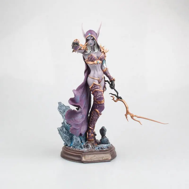 23cm World Of Warcraft Sylvanas Windrunner Action Figures Queen Of The Undead Pvc Model Doll Collection Ornaments Gift For Kids