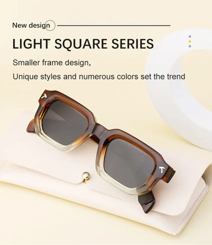 Polarized Square Sunglasses Men 2026 Luxury Brand Designer New Fashion Rectangle Sun Glasses For Women Driving Shades Eyewear