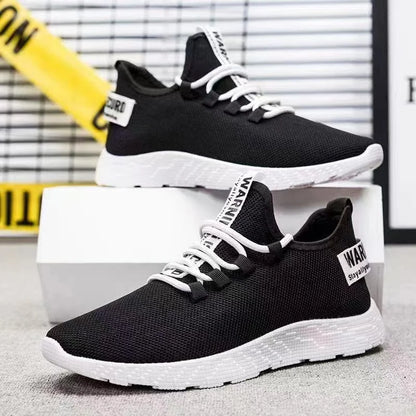 Leichte Herren-Sneaker, lässige Mesh-Sportschuhe für den Sommer, Outdoor-Schuhe für Herren mit weicher Sohle, atmungsaktiv, komfortabel und modisch, trendige Laufschuhe