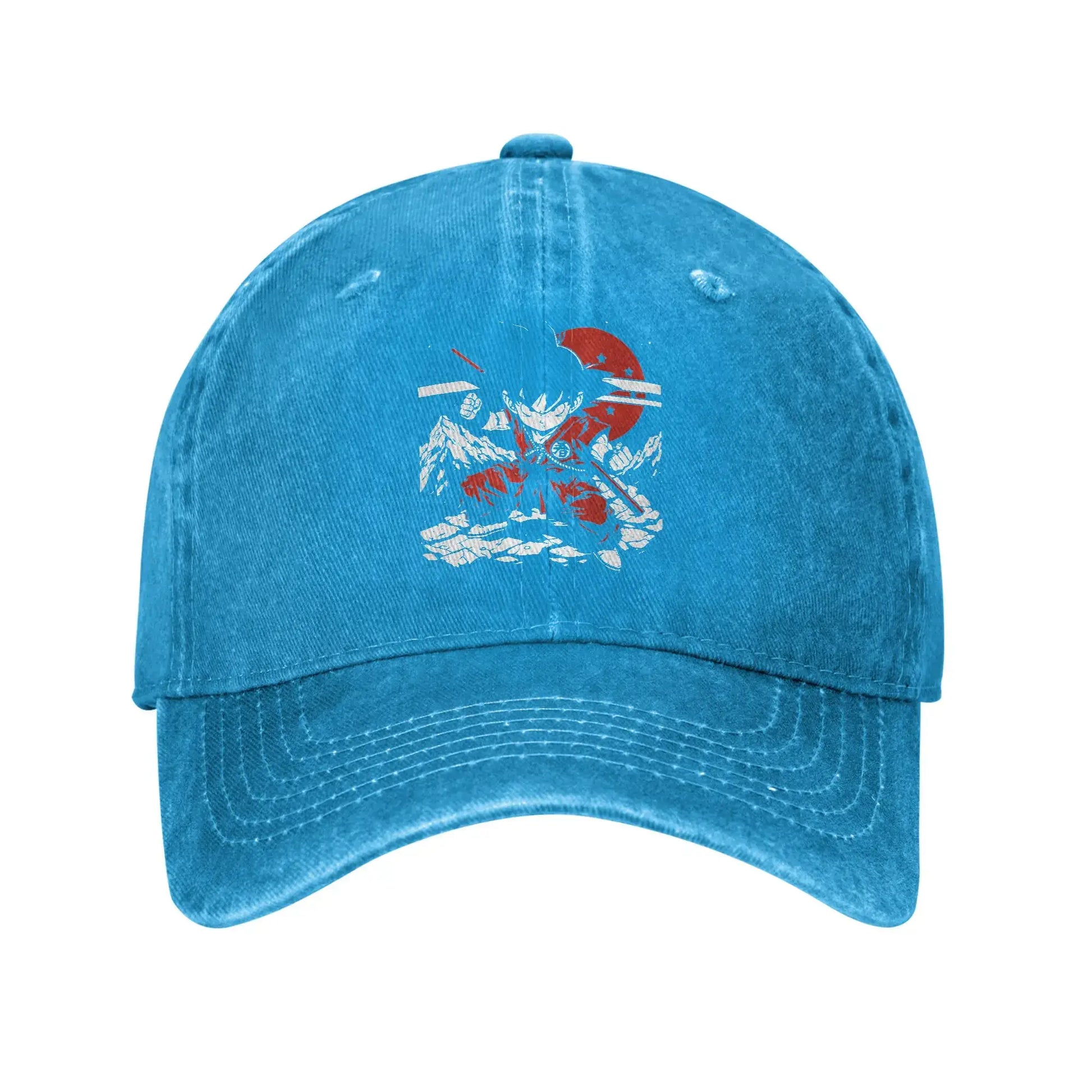 Kid Goku with Power Pole Dragon Ball Baseball Cap Distressed Denim Snapback Hat Men Women Outdoor Summer Adjustable Hats Cap, Produit gaming premium Fraquane
