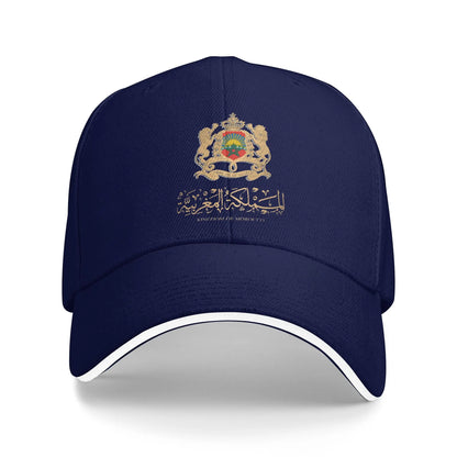 Gorra de béisbol con mapa y bandera de Marruecos, modelo Y2K, gorra tipo «trucker» veraniega para hombre y mujer, ideal para caza y acampada