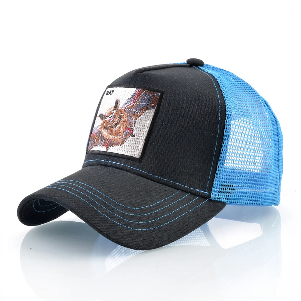 Streetwear Trucker Caps With Scorpion Patch Men's Snapback Hip Hop Baseball Cap For Women Four Seasons Fashion Casquette Hats