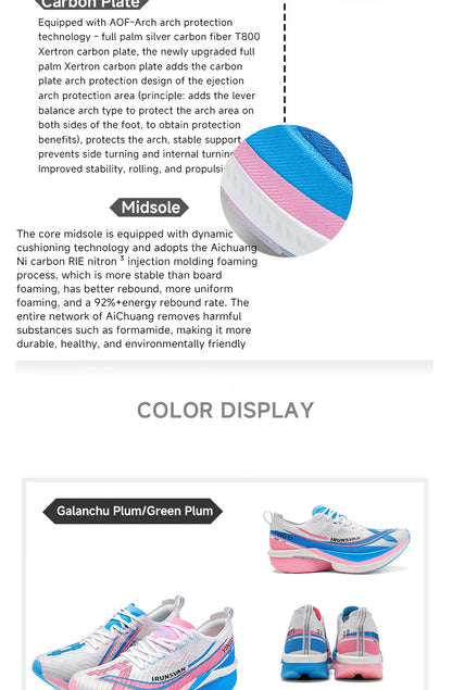 2025 Carbon Plate Marathon Running Shoes Professional Test; Stable Support Ultra-Light Bounce Shoes Unisex 088
