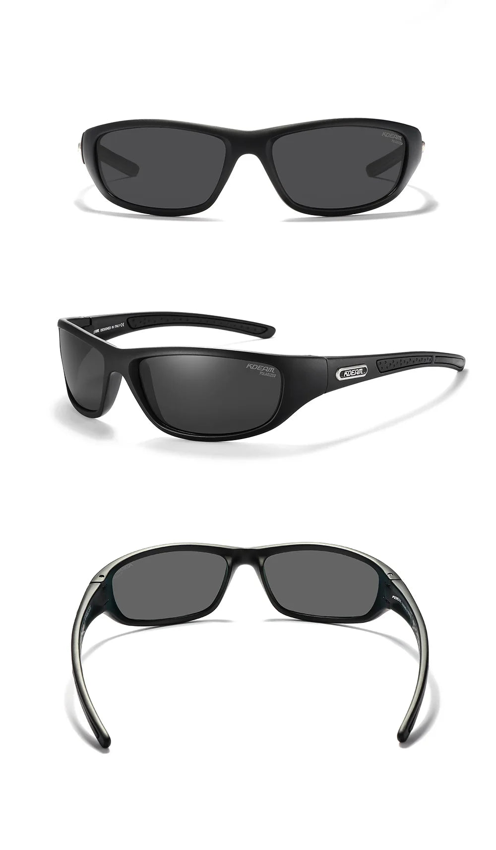 KDEAM Polarized Men's Sunglasses New Goggles Colorful Driving Glasses TR90 Hiking Camping Fishing Outdoor Cycling Gafas De Sol