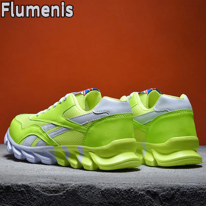 2026 new men's and women's running shoes breathable casual sneakers anti-slip vibration comfortable walking shoes 38-46