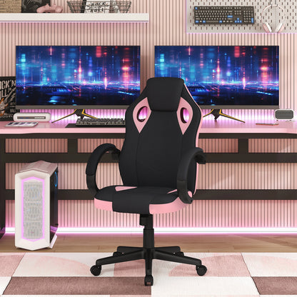 WOLTU Ergonomic Gaming Chair High Back Office Computer Chair with Adjustable Height, 360° Swivel, Reclining Tilt, Racing Style Executive Desk Chair