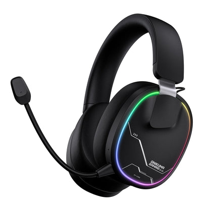 ONIKUMA GT808 Wireless Gaming Headset with 45dB Active Noise Cancelling, Hi-Res Audio, 2.4GHz, Bluetooth 5.3, Wired, 60H Battery for PC, PS5 & Switch