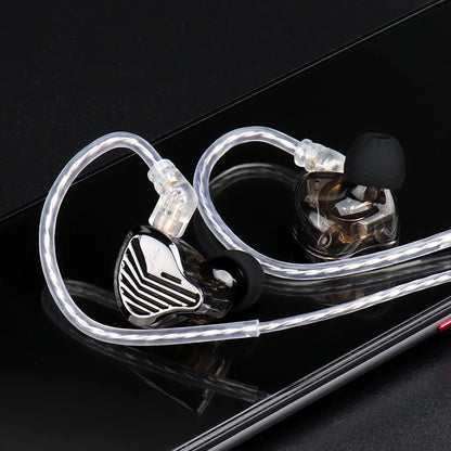GK KUNTEN HiFi Dynamic Driver Earphones Wired In-Ear Headphones with Microphone, Detachable Cable DJ Music Earbuds, Professional HiFi Audio Earphones