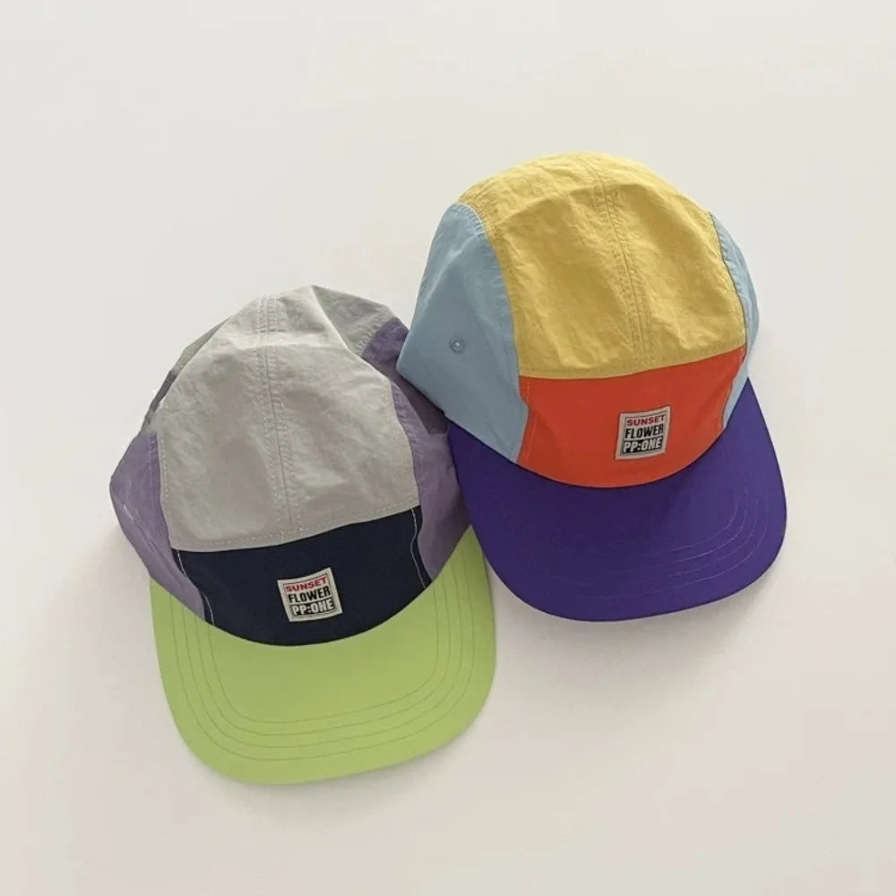 Retro Japanese Style Hip-hop Hats Thin 5 Panel Flat Brimmed Baseball Cap Breathable Quick-drying Sunscreen Hat Unisex