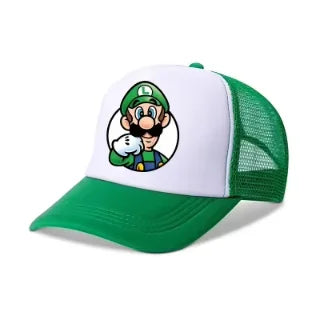 Casquettes de baseball décontractées Mario, casquettes universelles en polyester, articles pour enfants et chauffeurs routiers, casquettes ajustables pour adultes, accessoires d'anime