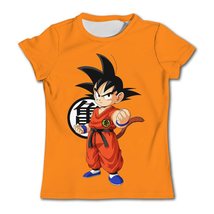 T Shirts Dragon Ball Z Children's Men Shirt Men's T-shirt Harajuku Style Trend Goku High Quality Clothing Anime Tops Streetwear