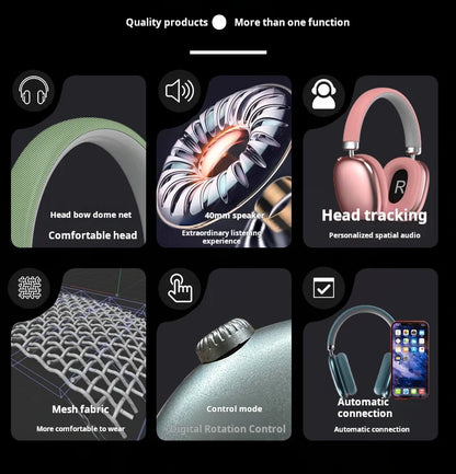 Original P959 Air Max Wireless Bluetooth Earphones – Noise Cancelling In-Ear Sports Earbuds with Microphone, Deep Bass Gaming Headphones for iOS & Android