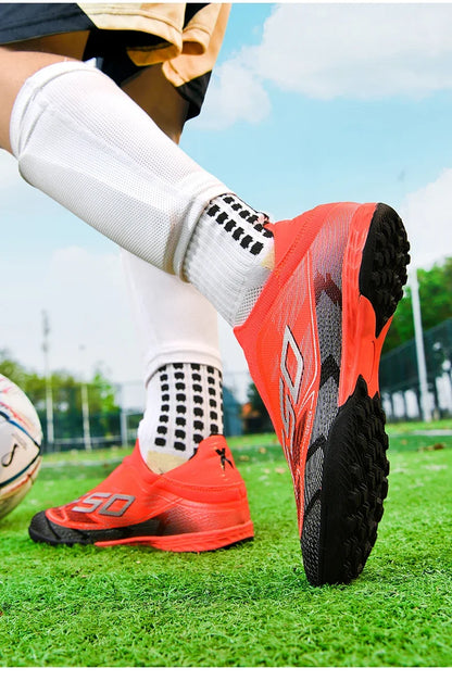 Men New Indoor TF Football Boots High Quality Training Original Male Breathable Non Slip Soccer Shoes Turf Futsal Football Shoes
