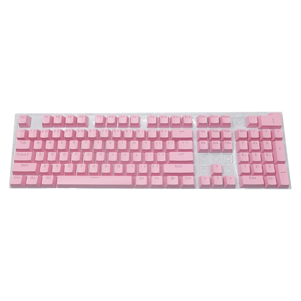 104PCS Backlit Mechanical Keyboard Keycaps Set for Cherry MX, ABS Replacement Mechanical Keyboard Keycaps, Universal 104-Key Backlit Keycaps for Gaming & Desktop Keyboards