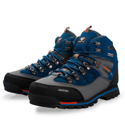 Wanderschuhe für Herren, Outdoor-Bergsteiger-Sneaker, hochwertige modische Freizeit-Schneestiefel für Herren
