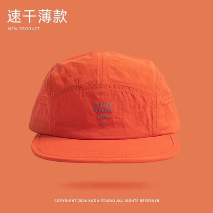 Udendørs camping solcreme hurtigtørrende farveafstemte baseballkasketter til kvinder sommer let og åndbart retro 5-panels herrehat