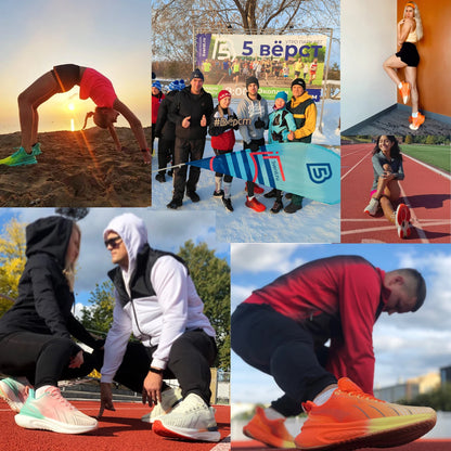 ONEMIX Neue Laufschuhe mit Top-Dämpfung für Herren – Sportschuhe für Training und Outdoor – rutschfeste, strapazierfähige Sneaker für Herren