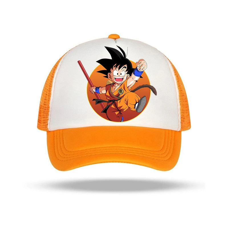 Dragon Ball Baseball Caps Anime Character Printed Sun Hat Kids Adults Summer Breathable Casual Hats Adjustable Peaked Cap Gifts