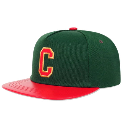 Unisex C Letter Embroidery Hip-hop Hats Spring Autumn Adjustable Casual Snapback Baseball Caps Outdoor Sunscreen Hat Sports Cap