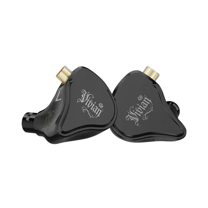 CVJ Vivian HiFi In Ear Earphones with 10mm Dynamic Driver, Wired Gaming Earphones, Detachable 0.78mm Cable, High Fidelity Sound Quality Earbuds