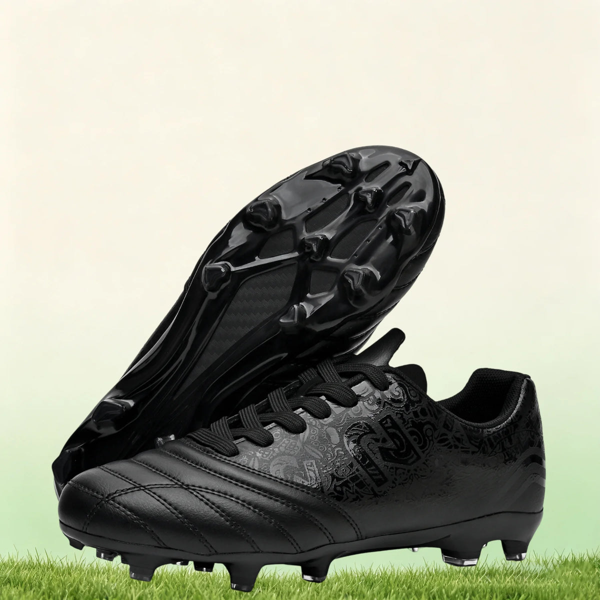 Chaussures de football AG/FG de nouveau style, crampons stables en TPU longs, unisexes, pour terrain de gazon extérieur, matchs et entraînements de football