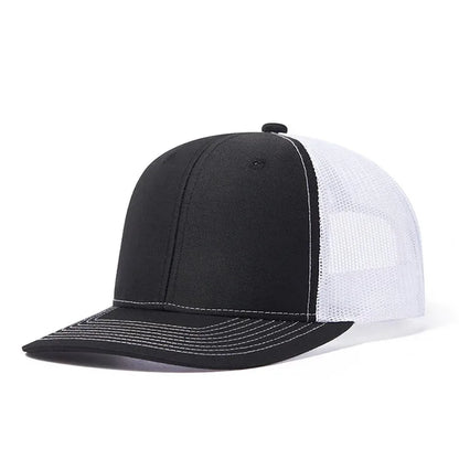 Cappellino da baseball classico in rete traspirante per donne, cappellino casual da camionista traspirante, cappellino unisex regolabile con chiusura a scatto, cappellino sportivo e dinamico da papà