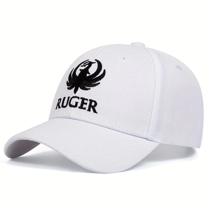 Unisexové kšiltovky RUGER s vyšívanými písmeny, jarní a podzimní outdoorové nastavitelné volnočasové čepice, sluneční čepice, sportovní kšiltovky