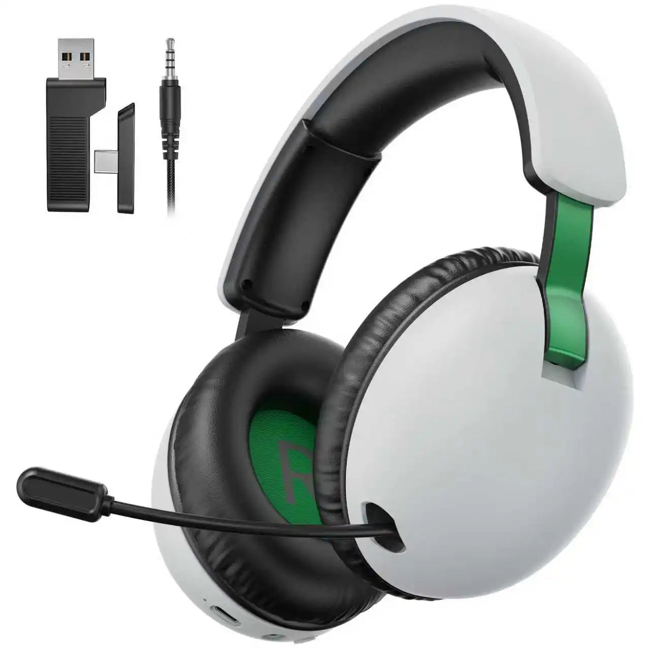 Acinaci BL500 Wireless Gaming Headset 2.4G Bluetooth 5.3 & Wired – Noise Cancelling Mic, 30H Battery, 50mm Drivers for PC, PS5, PS4
