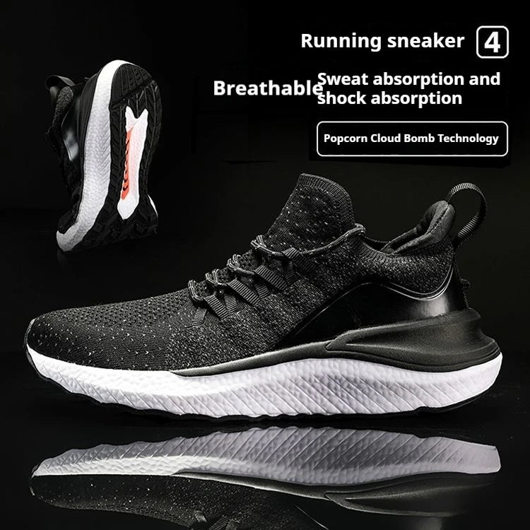 NEW Mijia Sport Shoes 4 Lightweight Ventilate Elastic Knitting Leisure Shoes Breathable Non Slip Sneaker Running Trainer Sneaker