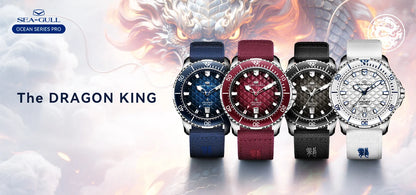 Seagull King of the Dragon Men's Watches Automatic Mechanical Watch Sports Diver 300M Waterproof Wristwatch Luxury 2024 New 1216